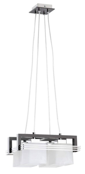 Люстра ALFA Cairo 18244 4x60 Вт E27 венге/хром/белый 