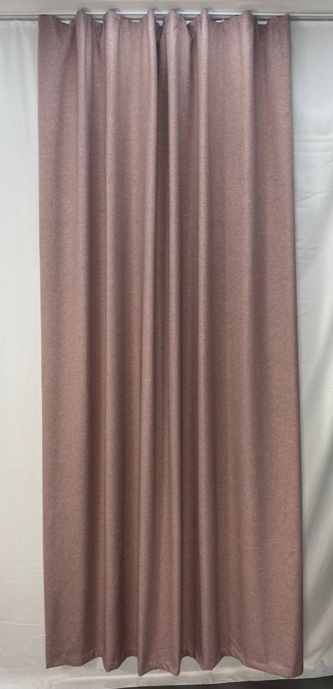 Штора рогожка пудра 160x270 см Velvet House