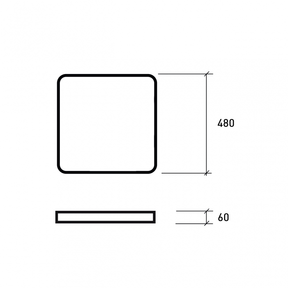 Світильник стельовий Eurolamp Evening Star 115 Вт білий LED-ALS-115W-T36