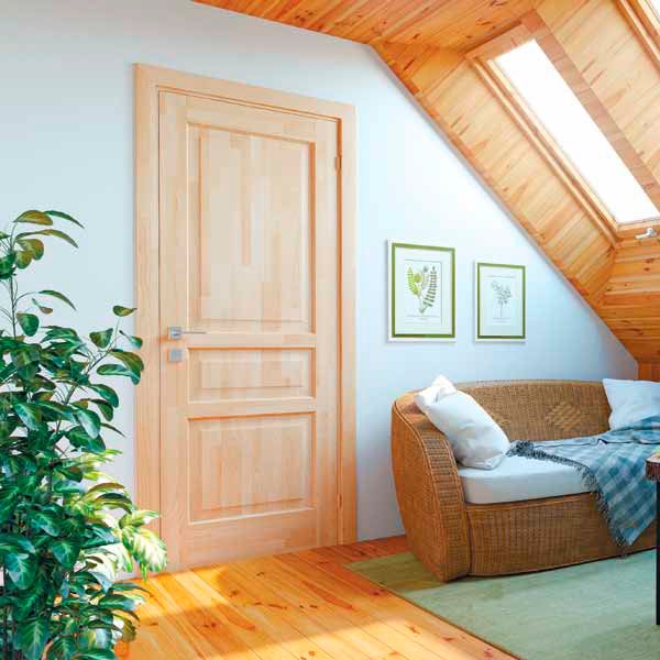 Дверне полотно Rodos Praktic ПГ 900 мм сосна