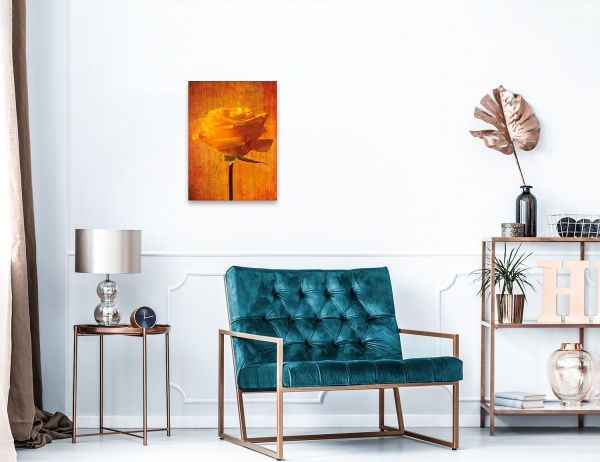 Картина Жовта роза 56x80 см Posterclub 