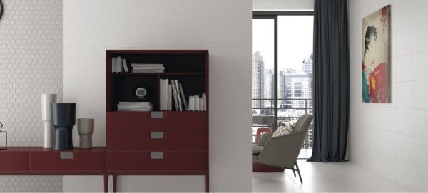 Плитка Cifre Limestone White Relieve 40x120 