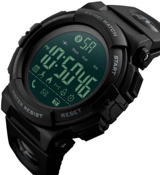 Наручний годинник Skmei 1303 Black BOX (1303BOXBK)