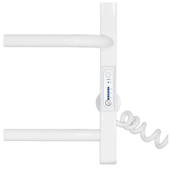 Полотенцесушитель электрический Laris Стандарт ЧФ5 500х660 с полкой Е П R3 правое подключение 77700076