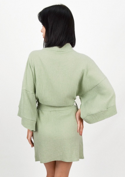 Халат жіночий Roksana Muslin 1523/11007 р. 42 зелений