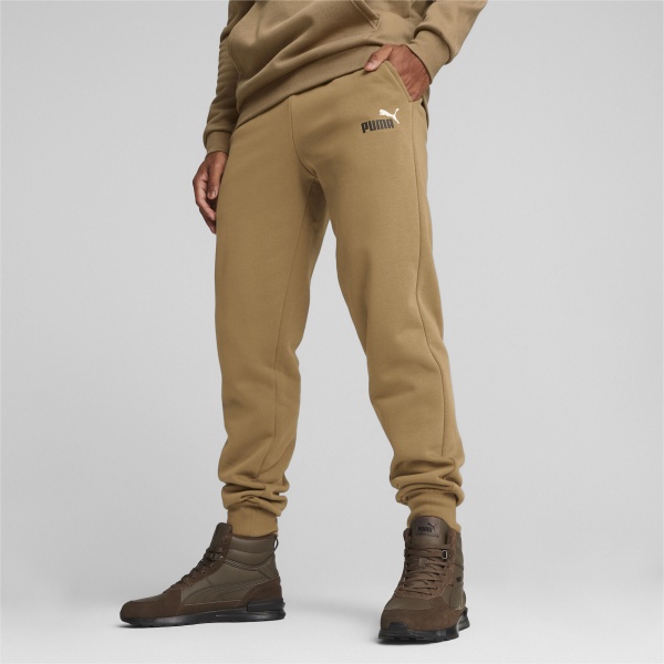 Брюки Puma ESS+ 2 COL LOGO PANTS FL CL 58676793 р. 2XL коричневый