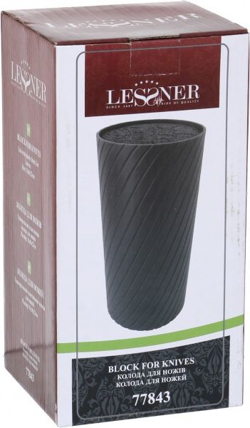 Підставка для ножів 11х8х22см 77843 Lessner