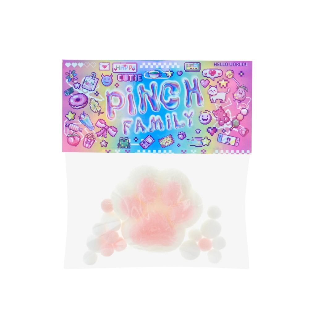 Игрушка-антистресс Shantou сквиш кошачья лапка C7802