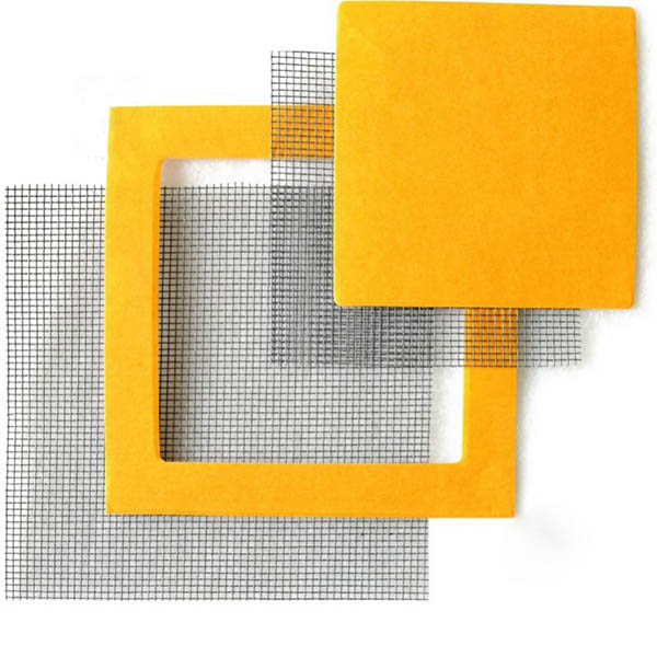 Набор универсальная на липучке для ремонта москитной сетки 100х100 мм мульти 