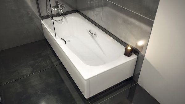 Ванна стальная Koller Pool Deline 150x75 с ручками Fresh A00ACRFR1 и ножками APMROS100