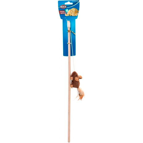 Игрушка для собак Trixie Палочка с мышкой 50 см 45801