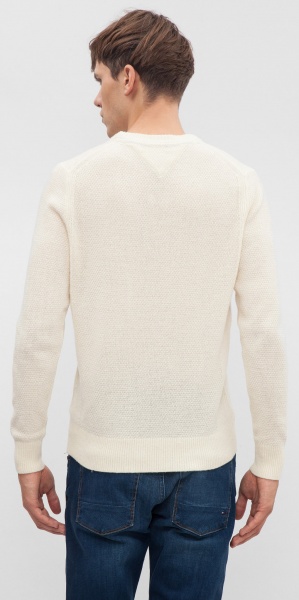Джемпер Tommy Hilfiger LUXURY STRUCTURED C-NK CF MW0MW03228-118 р. XL белый