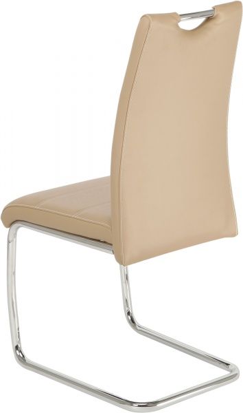 Стул обеденный GT Racer K-2005 хром/капучино