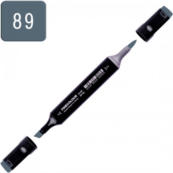 Маркер спиртовой FINECOLOUR EF102-89 серо-синий №8 