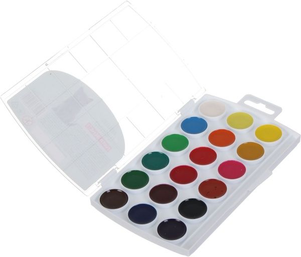 Акварель медовая Cat индеец 18 цветов без кисточки Nota Bene