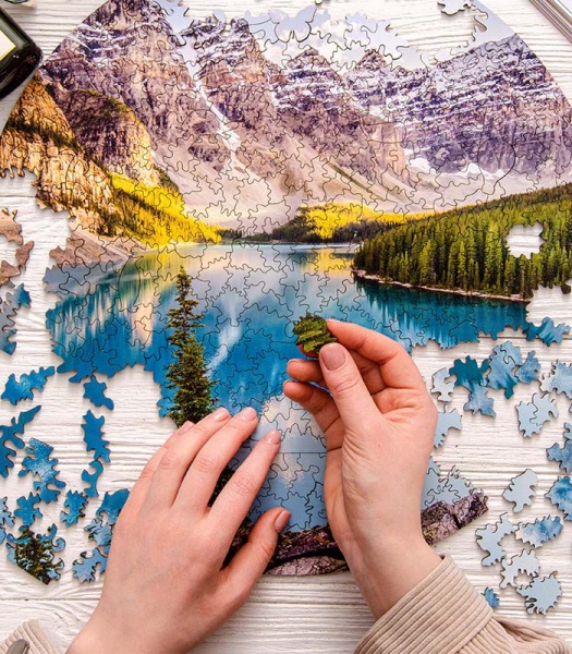 Пазл дерев'яний Банф 50 см PuzzleUp 