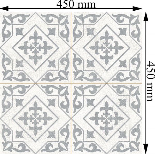 Плитка PERONDA Temple Silver 45x45 