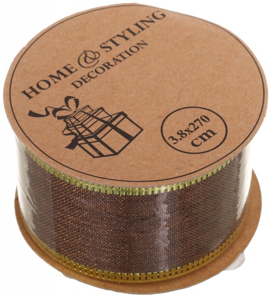 Лента новогодняя ANM800460 в ассортименте 38х2700 мм 