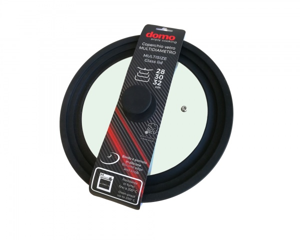 Крышка 28/30/32 см в силиконовом ободе D00WS2832 Domo