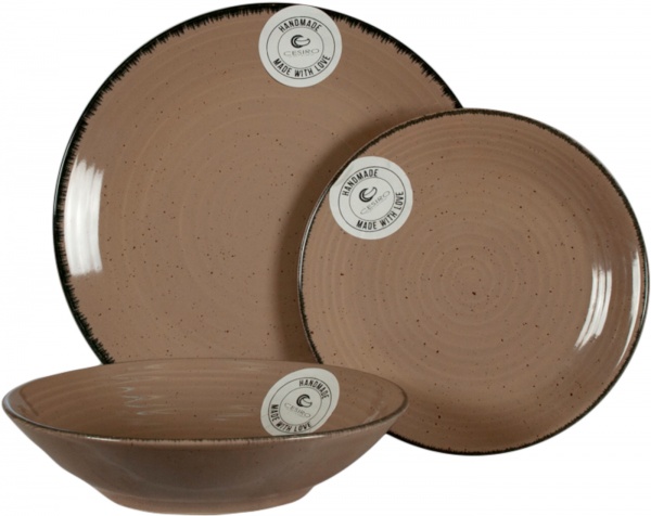 Тарілка обідня Spiral 26 см капучино (I3070S/G142) Cesiro