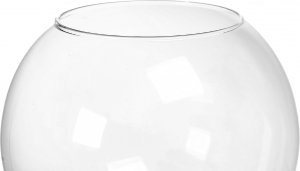 Ваза скляна Теамо Вікторія 17,5 см прозора 