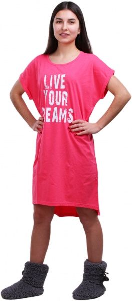 Туника домашняя La Nuit Home Dreams р. XS коралловый 