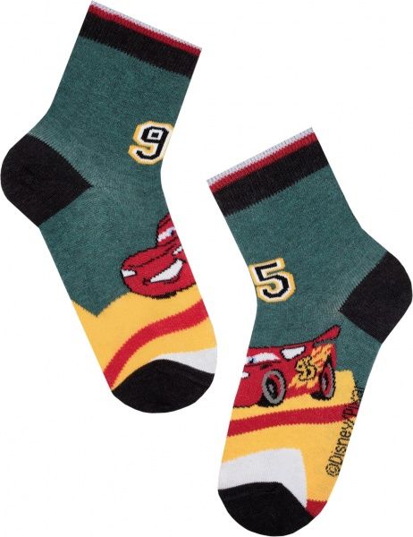 Шкарпетки дитячі Conte-Kids Disney Тачки 372 17С-135СПМ р.20 темно-бірюзовий 