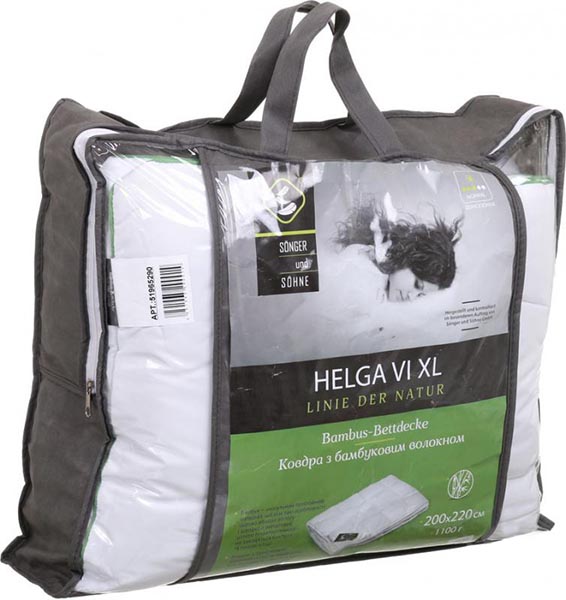 Ковдра Helga VI XL 200x220 см Songer und Sohne біла
