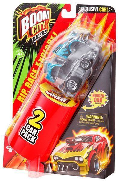 Игровой набор Boom City Racers FIRE IT UP! Машинки с пусковым устройством - 2 шт. 6631573