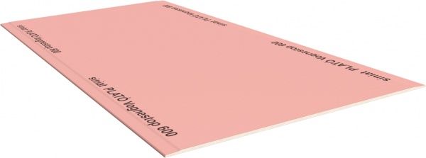 Гипсокартон огнестойкий Plato 1500x600x12,5 мм