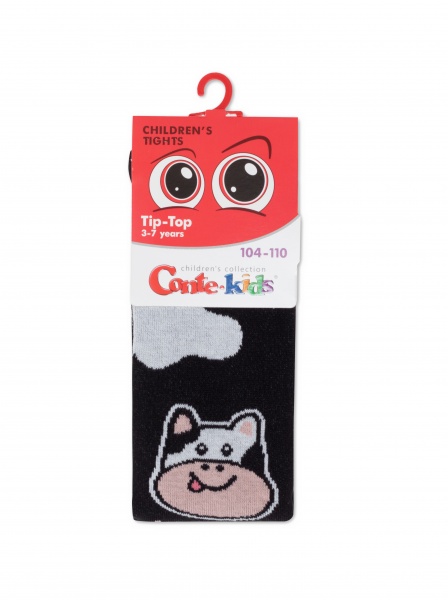Колготки унисекс Conte-Kids TIP-TOP 568р.104-110 черный 