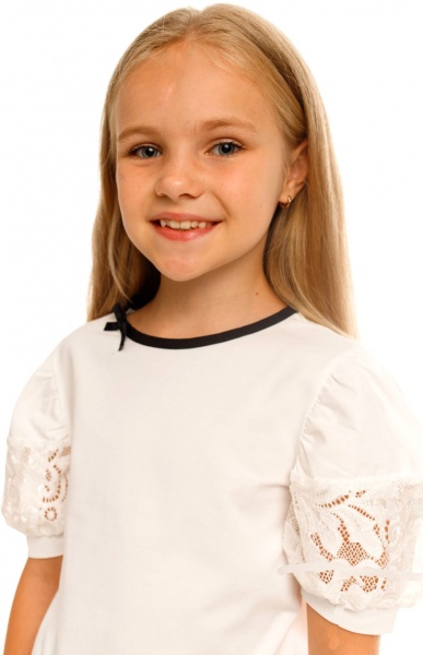 Блуза Vidoli G-22949S р.134 молочный 