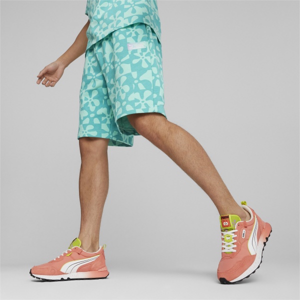 Шорти Puma PUMA X SPONGEBOB AOP PINTUCK SHORTS 8” TR 53896277 р. S зелений