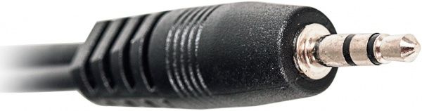 Адаптер HAMA 3,5 мм M – 2x3,5 мм F 0.2 м чорний (43355)  