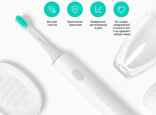 Електрична зубна щітка Xiaomi MiJia Sound Electric Toothbrush White (DDYS01SKS)