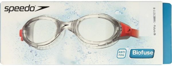 Очки для плавания Speedo 8-11313B991 Futura_Biofuse_Flexiseal 8-11313B991 one size красныйбелый