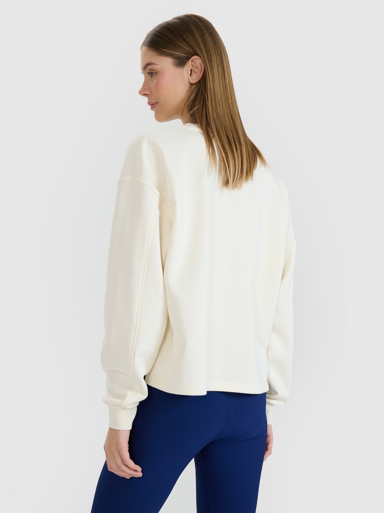 Свитшот 4F SWEATSHIRT F1543 4FWSS25TSWSF1543-11S р.L бежевый