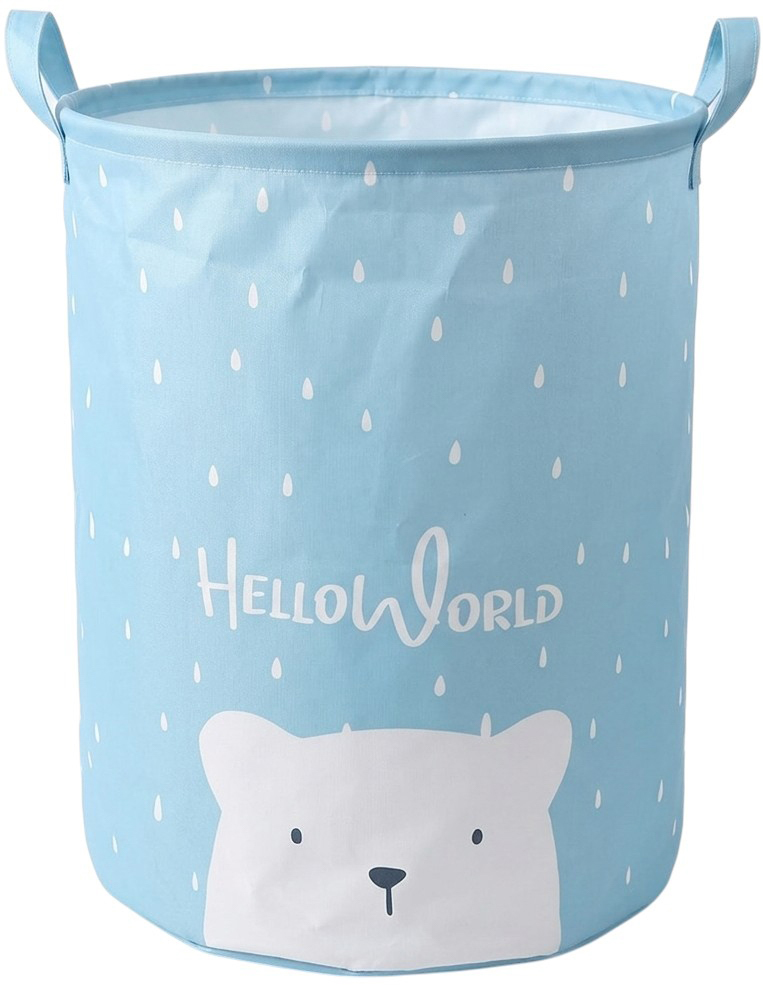 Корзина для игрушек HW Hello world 40х40х50 см NULL — фото 1