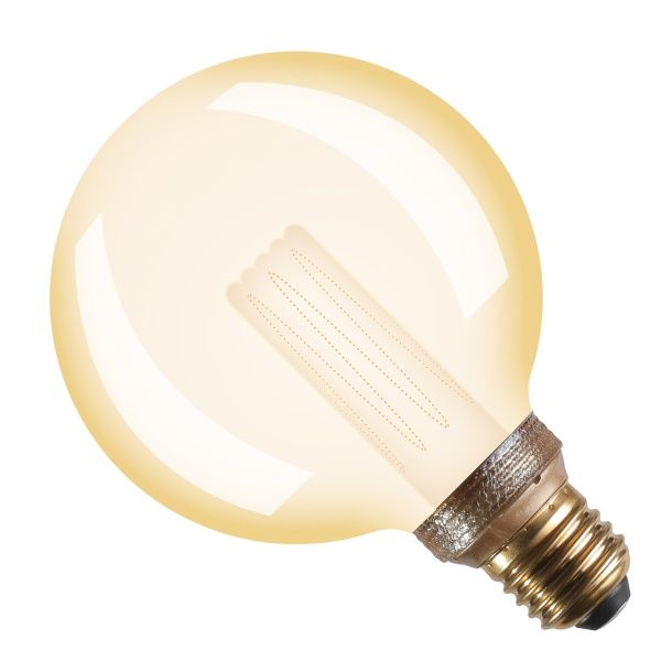 Лампа світлодіодна Светкомплект DECOsmd Gold G95 4 Вт E27 2000 К 220 В жовта 