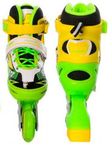 Роликові ковзани Profi A4123-XS-GR р. 27-30 зелений