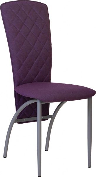 Стілець обідній Nowy Styl ALICE ALU (BOX-4) (CH) GD-59 фіолетовий/алюміній