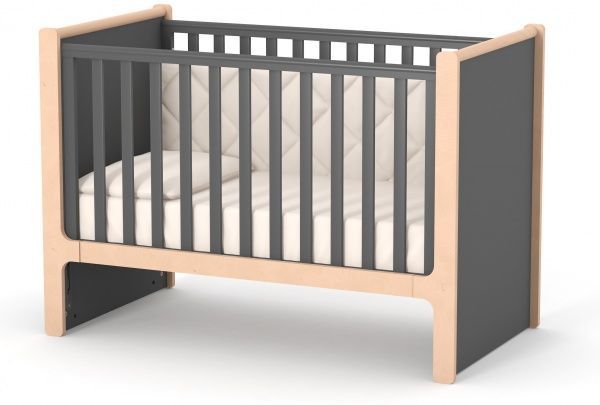 Ліжечко дитяче Veres ЛД 7 Ніцца темно-сірий 07.3.1.36.16