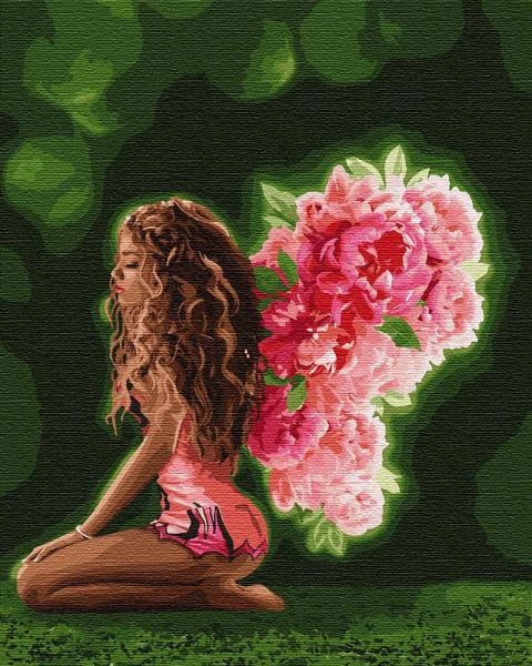 Картина за номерами Квіткові крила Ідейка 