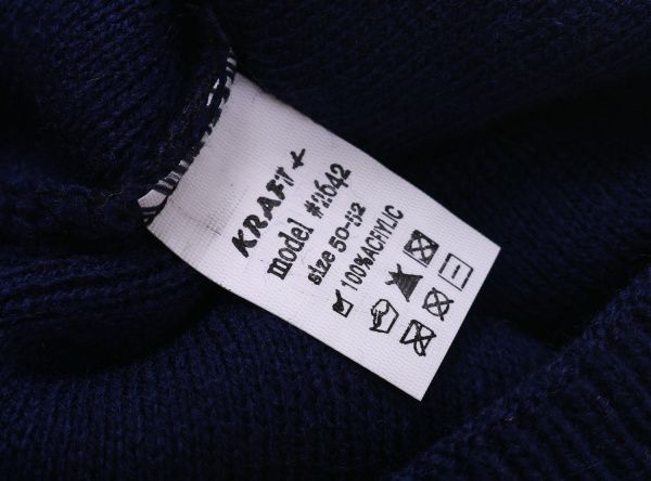 Шапочка дитяча для дівчинки Kraft+ 163 р.50-52 синій 