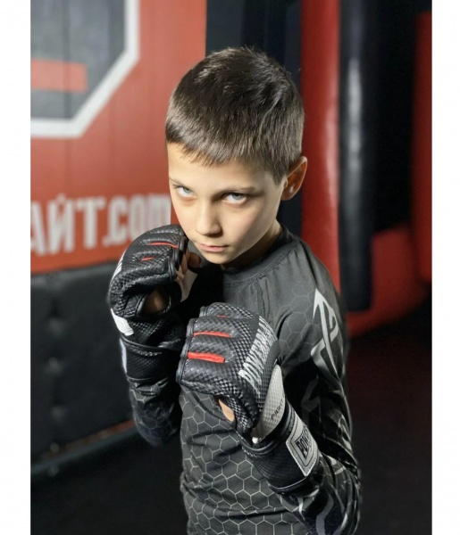 Перчатки для MMA PowerPlay 3075 р. XL бело-черный