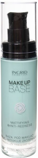 Основа под макияж INGRID Make Up Base корректирующая зелений 30 мл