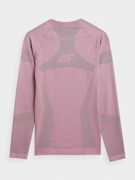 Футболка з довгим рукавом 4F SEAMLESS UNDERWEAR F113 4FAW23USEAF113-53S р.XS-S рожевий