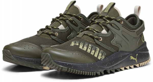 Кроссовки Puma PACER FUTURE TRAIL DARK OLIVE-DARK OLIVE 38288414 р.43 зеленый