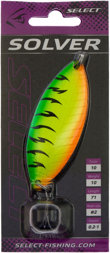 Блесна Select Solver 10.0g 71mm #10 10 г Блесна Select Solver 10.0g 71mm #10