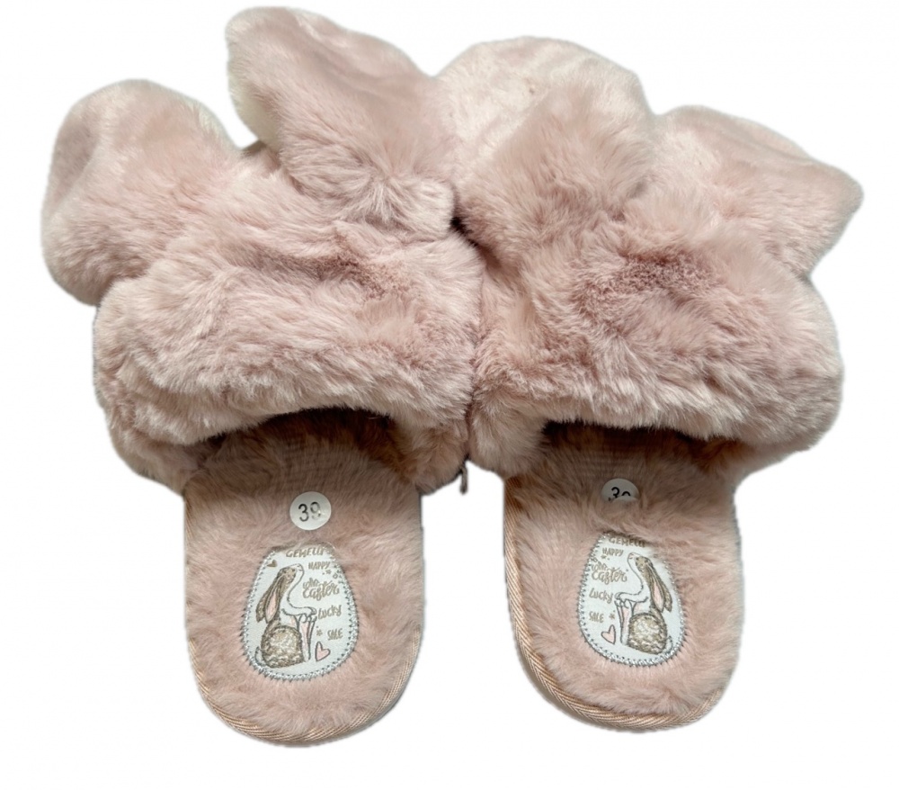 Тапки домашние Gemelli Заец р.37 розовый